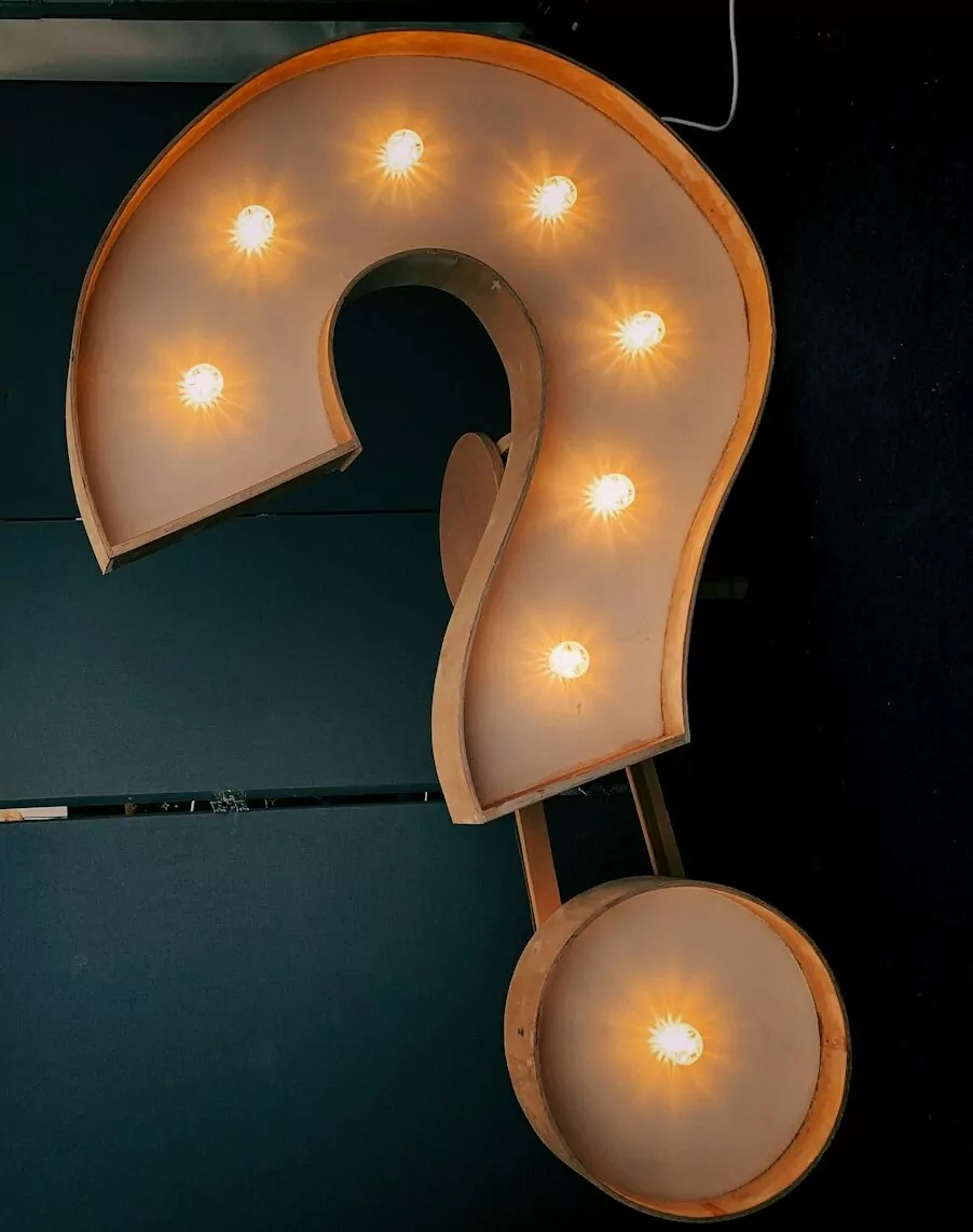 white markee light
